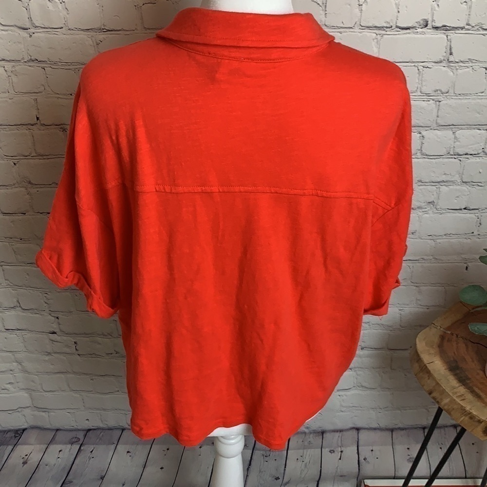 Splendid Button Down Top With Tie - image 6